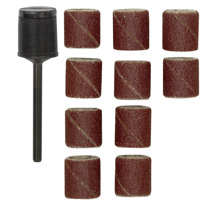 Proxxon Lihvimisrullide komplekt 28978 – 10 tk, Ø 14 mm, 120 karedusega