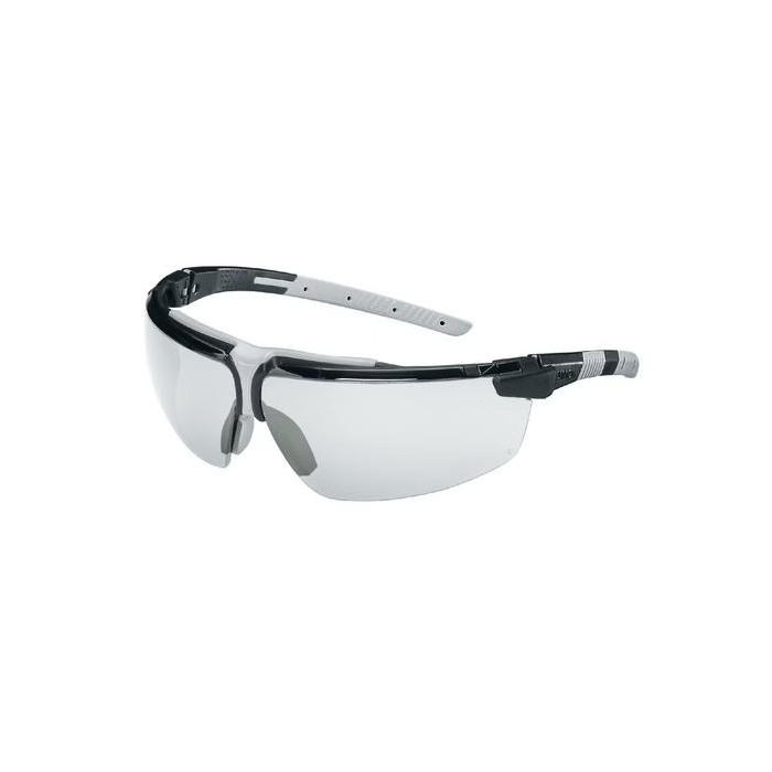 Kaitseprillid Uvex i-3, värvitu, supravision HC/AF kattega lääts, raam must/hall