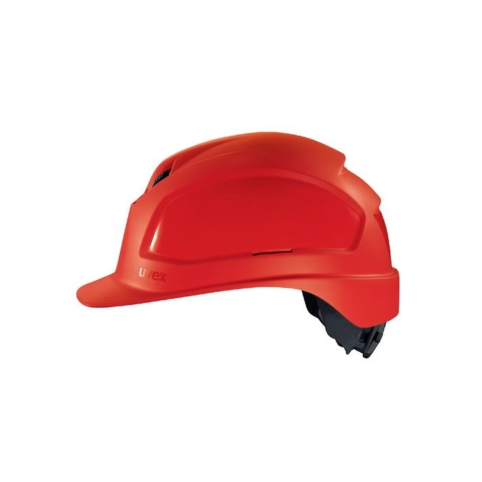 Kiiver Uvex Pheos IES, punane, reguleeritava ventilatsiooniga, 55-61 cm. kaitseprillide adapter, pingutus rattaga