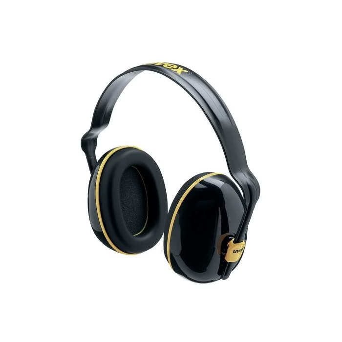 Kõrvaklapid Uvex K200. SNR: 28dB, must/kollane. Dielektriline