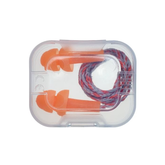 Kõrvatropid, taaskasutatavad,Uvex Whisper, paelaga hoiukarbis. Oranz. SNR: 23dB/ 1 paar