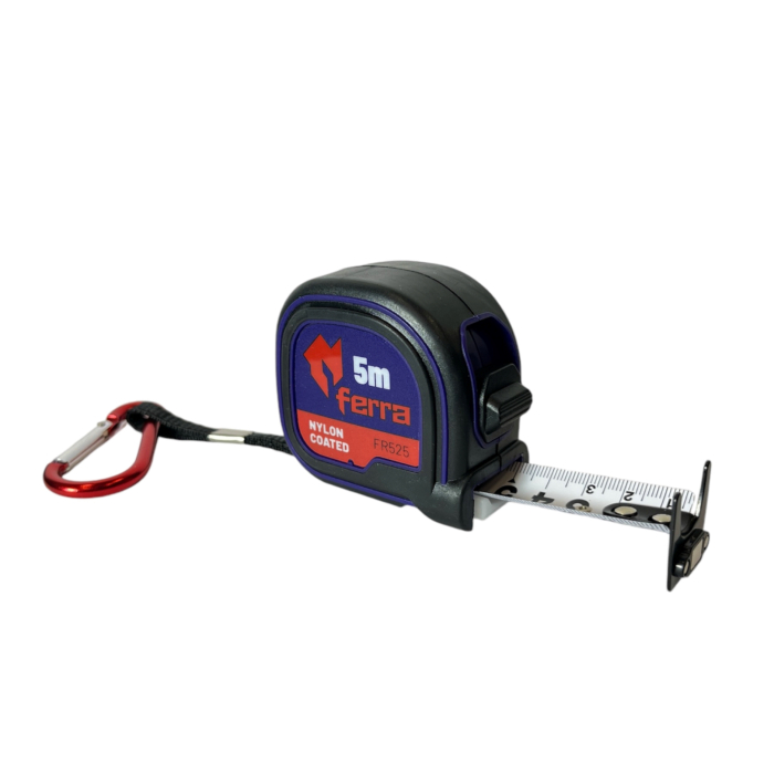 Ferra 5mx25mm kahepoolne mõõdulint magnetiga
