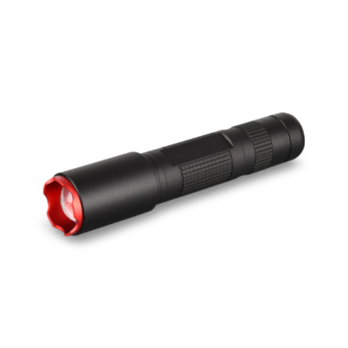 Tamoline laetav taskulamp – 1000 luumenit, 2 valgusrežiimi, USB akupank, alumiinium, IPX4, kompaktne