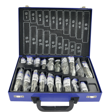 Tivoly metallipuuride komplekt – 170-osaline Ø 1–10 mm, täielikult lihvitud HSS, T-Line