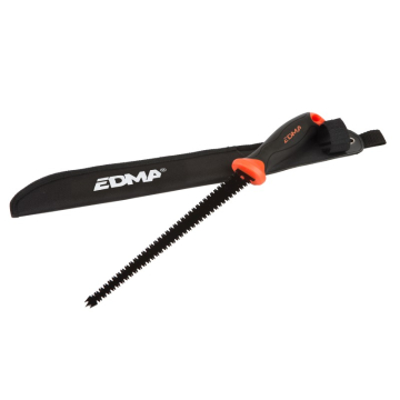 EDMA käsisaag Crocoplac II – kahepoolne tera, 250 mm, kolmekordne faas, kipsplaadile ja puitpaneelile