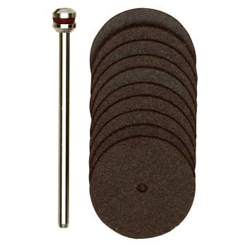 Proxxon Lõikekettad 28810 – 10 tk, Ø 22 mm + kinnitusvarras