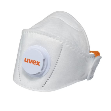 Tolmumask UVEX silv-Air Premium FFP2 volditav, klapiga