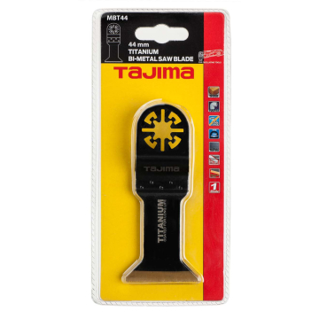 Tajima multitööriista bimetall titaanium kattega saetera puidule, plastikule ja metallile, sirge 44mm
