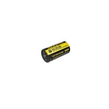 Nitecore NL1816R laetav 18350 liitiumioonaku – 1600mAh, USB-C laadimine, 3A, nikeldatud roostevaba teras