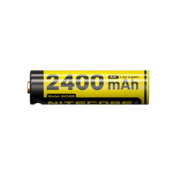 Nitecore NH2400 2400 mAh USB-C laetavad AA akud (4 tk komplektis+laadimisjuhe))