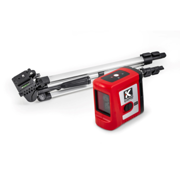 Kapro 862_SET ristjoonlaser punase kiirega ja magnetiga + statiiv 1.3m