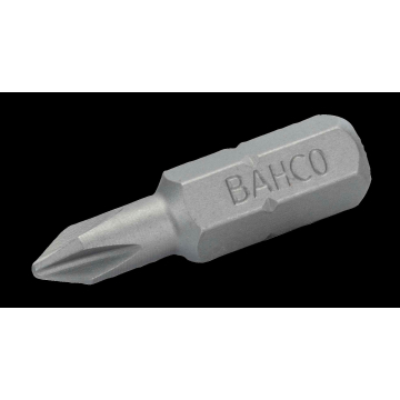 Bahco kruvikeeraja otsakute komplekt – 3 tk, PH2, 25 mm, 1/4" kuuskant, legeerteras, tsinkfosfaatkattega