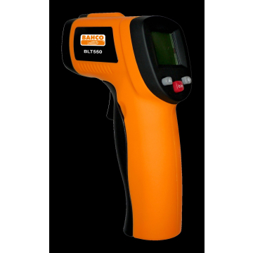 Bahco BLT550 infrapuna lasertermomeeter – kontaktivaba, -50°C kuni 550°C, 12:1 mõõtmissuhe, kompaktne disain