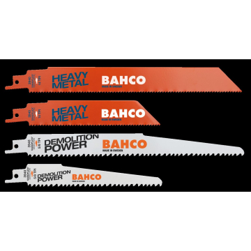 Bahco Sandflex tiigersae terade komplekt – 5 tk, 228 mm, HSS hambad, paksule metallile ja lammutuseks