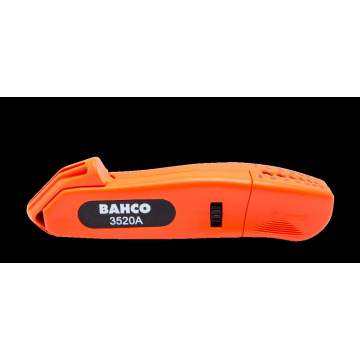 Bahco kaablikoorija 3520_A – reguleeritav sügavus, 0,5–6 mm² kaablitele, ergonoomiline plastkäepide