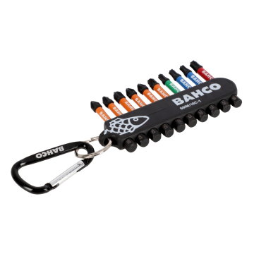 Bahco otsakute komplekt – 10 osa, PH/PZ/TORX, 50 mm, legeerteras, magnetiline hoidik