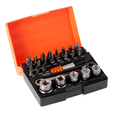 Padrunite 6-13mm ja otsakute PH,PZ,SL,HEX,TX kmpl. 26 osa