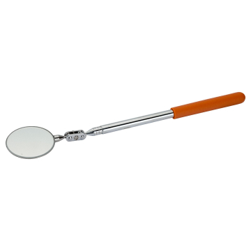 Bahco teleskoopne inspekteerimispeegel – pöörlev pea, 52 mm peegel, ulatub 290–450 mm, roostevaba raam, PVC käepide