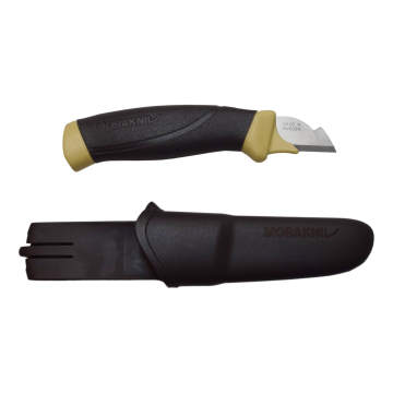 Morakniv Elektriku Pussnuga – Kollane Käepide, 1.4 mm Roostevaba Teras Tera, Tupp