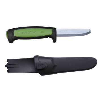 Morakniv Pro Safe pussnuga – 2.0 mm nüri süsinikteras tera, pehme haardega, roheline