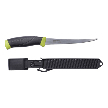 Morakniv Companion kalanuga – 155 mm painduv roostevaba teras tera, fileerimiseks, laimiroheline