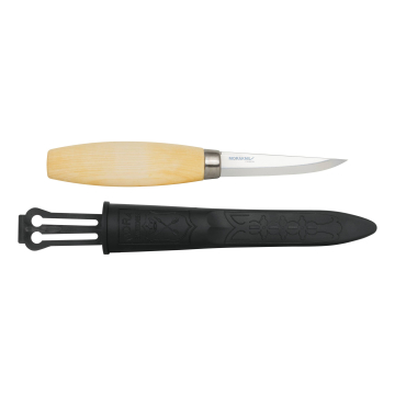 Morakniv puidunuga 106 – 82 mm lamineeritud süsinikteras tera, kasest käepide, naturaalne