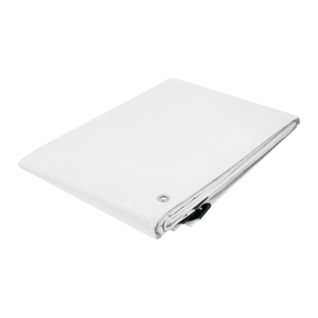 Pretul koormakate 4x6m, valge, 110g/m2