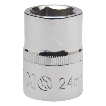 Irimo kuuskant padrunvõti – 24 mm, 1/2" ots, kroomvanadium, poleeritud, jaepakend