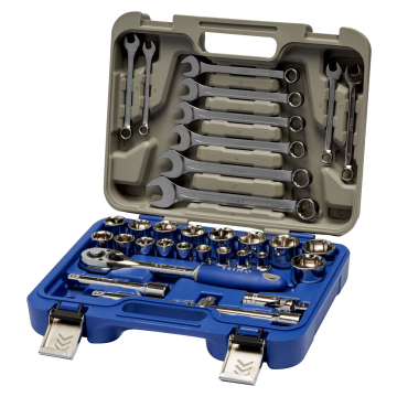 Irimo padrunvõtmete komplekt – 1/2" käepide, 33 osa, padrunid 8-32 mm, võtmed 8-19 mm