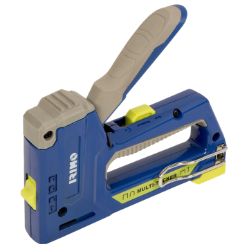 Irimo klambri- ja naelapüstol 4-in-1 – käsitsi kasutatav, reguleeritav jõud, polümeer ja metall, kompaktne