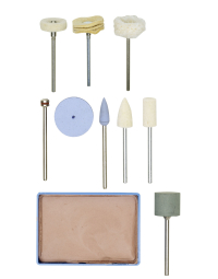 Proxxon poleerimistarvikute komplekt 28285 – 10 osa, 2,35 mm vars