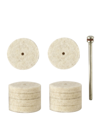 Proxxon Vildist poleerimiskettad 28798 – 10 tk, Ø 22 mm + kinnitusvarras