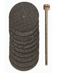 Proxxon Armeeritud lõikekettad 28808 – 10 tk, Ø 22 mm + kinnitusvarras