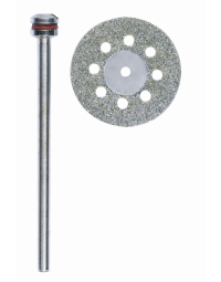 Proxxon Teemantlõikeketas MICROMOT 28844 – Ø 20 mm, jahutusavadega + kinnitusvarras