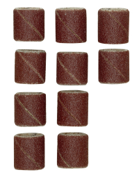 Proxxon Lihvimisrullide komplekt 28981 – 10 tk, Ø 10 mm, 150 karedusega + kinnitusvarras