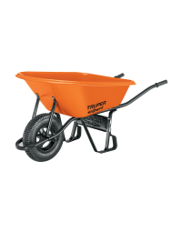 Truper Expert 100L käru tugeva HDPE-plastikust vanniga